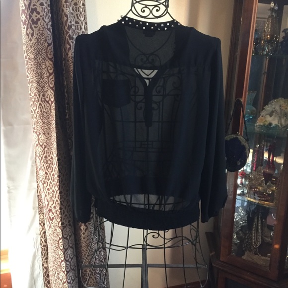 Torrid black long sleeve top - Picture 3 of 8